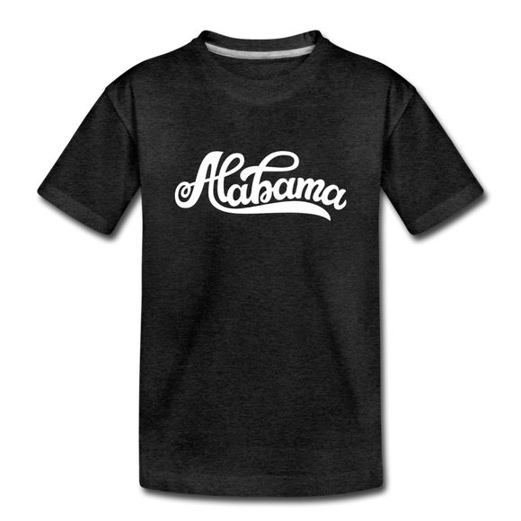 Alabama Youth T-Shirt - Hand Lettered Youth Alabama Tee - charcoal gray