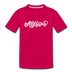 Arkansas Youth T-Shirt - Hand Lettered Youth Arkansas Tee - dark pink