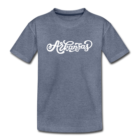 Arkansas Youth T-Shirt - Hand Lettered Youth Arkansas Tee