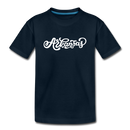 Arkansas Youth T-Shirt - Hand Lettered Youth Arkansas Tee - deep navy