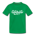 Colorado Youth T-Shirt - Hand Lettered Youth Colorado Tee - kelly green