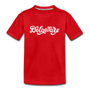 Delaware Youth T-Shirt - Hand Lettered Youth Delaware Tee - red