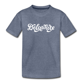 Delaware Youth T-Shirt - Hand Lettered Youth Delaware Tee