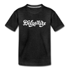 Delaware Youth T-Shirt - Hand Lettered Youth Delaware Tee - charcoal gray