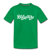 Delaware Youth T-Shirt - Hand Lettered Youth Delaware Tee - kelly green