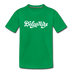 Delaware Youth T-Shirt - Hand Lettered Youth Delaware Tee - kelly green