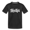 Hawaii Youth T-Shirt - Hand Lettered Youth Hawaii Tee - black