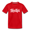 Hawaii Youth T-Shirt - Hand Lettered Youth Hawaii Tee - red