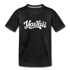 Hawaii Youth T-Shirt - Hand Lettered Youth Hawaii Tee - charcoal gray