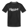 Connecticut Youth T-Shirt - Hand Lettered Youth Connecticut Tee - black