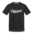 Connecticut Youth T-Shirt - Hand Lettered Youth Connecticut Tee - black