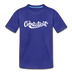 Connecticut Youth T-Shirt - Hand Lettered Youth Connecticut Tee - royal blue