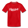 Connecticut Youth T-Shirt - Hand Lettered Youth Connecticut Tee - red