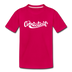 Connecticut Youth T-Shirt - Hand Lettered Youth Connecticut Tee - dark pink