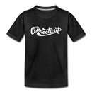 Connecticut Youth T-Shirt - Hand Lettered Youth Connecticut Tee - charcoal gray