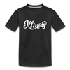 Illinois Youth T-Shirt - Hand Lettered Youth Illinois Tee - black