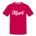 Illinois Youth T-Shirt - Hand Lettered Youth Illinois Tee - dark pink