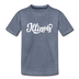 Illinois Youth T-Shirt - Hand Lettered Youth Illinois Tee - heather blue