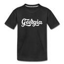 Georgia Youth T-Shirt - Hand Lettered Youth Georgia Tee - black