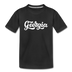 Georgia Youth T-Shirt - Hand Lettered Youth Georgia Tee - black
