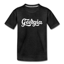 Georgia Youth T-Shirt - Hand Lettered Youth Georgia Tee - charcoal gray