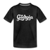 Georgia Youth T-Shirt - Hand Lettered Youth Georgia Tee - charcoal gray