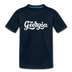 Georgia Youth T-Shirt - Hand Lettered Youth Georgia Tee - deep navy