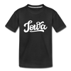 Iowa Youth T-Shirt - Hand Lettered Youth Iowa Tee - black