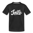 Iowa Youth T-Shirt - Hand Lettered Youth Iowa Tee - black