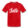 Iowa Youth T-Shirt - Hand Lettered Youth Iowa Tee - red