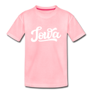 Iowa Youth T-Shirt - Hand Lettered Youth Iowa Tee - pink