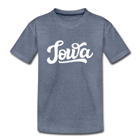 Iowa Youth T-Shirt - Hand Lettered Youth Iowa Tee