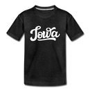 Iowa Youth T-Shirt - Hand Lettered Youth Iowa Tee - charcoal gray