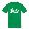 Iowa Youth T-Shirt - Hand Lettered Youth Iowa Tee - kelly green