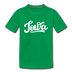 Iowa Youth T-Shirt - Hand Lettered Youth Iowa Tee - kelly green