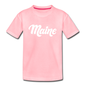 Maine Youth T-Shirt - Hand Lettered Youth Maine Tee