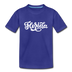 Florida Youth T-Shirt - Hand Lettered Youth Florida Tee - royal blue