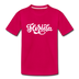 Florida Youth T-Shirt - Hand Lettered Youth Florida Tee - dark pink