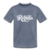 Florida Youth T-Shirt - Hand Lettered Youth Florida Tee - heather blue