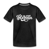 Florida Youth T-Shirt - Hand Lettered Youth Florida Tee - charcoal gray