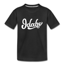 Idaho Youth T-Shirt - Hand Lettered Youth Idaho Tee - black
