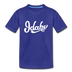 Idaho Youth T-Shirt - Hand Lettered Youth Idaho Tee - royal blue