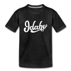 Idaho Youth T-Shirt - Hand Lettered Youth Idaho Tee - charcoal gray