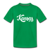 Kansas Youth T-Shirt - Hand Lettered Youth Kansas Tee - kelly green