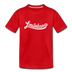 Louisiana Youth T-Shirt - Hand Lettered Youth Louisiana Tee - red