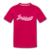 Louisiana Youth T-Shirt - Hand Lettered Youth Louisiana Tee - dark pink