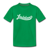 Louisiana Youth T-Shirt - Hand Lettered Youth Louisiana Tee - kelly green