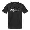 Maryland Youth T-Shirt - Hand Lettered Youth Maryland Tee - black