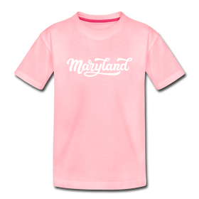 Maryland Youth T-Shirt - Hand Lettered Youth Maryland Tee