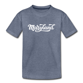 Maryland Youth T-Shirt - Hand Lettered Youth Maryland Tee
